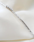 Stunning White Gold Diamond Stacking Bracelet 18K Gold
