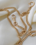 Beautiful 20.9 Inches Rare Antique Watch Chain 18K Rose Gold