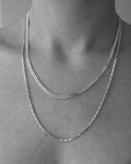 Super Pretty Long Anchor Link Chain Sterling Silver