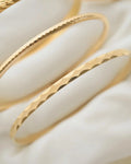 Wide Textured Bangle left!!! Perfect Vintage Bangles 18-21K Gold 1937-1970