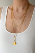 Extraordinary Rare 67.7 Inches Long Guard Chain Antique 18K Gold