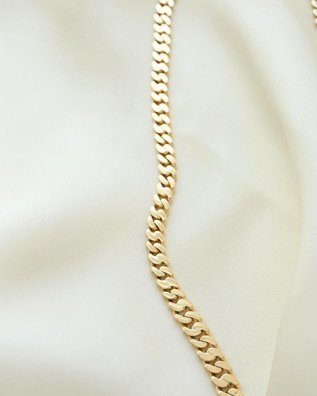 Super Heavy Danish Curb Link Dream Necklace 14K Gold