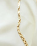 Super Heavy Danish Curb Link Dream Necklace 14K Gold