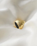 The Most Perfect Antique Onyx Signet Ring 11 Grams 18K Gold