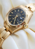 Rolex Oyster Perpetual Datejust Ladies Mint Condition Full Set Box and Papers 18K Gold 1978