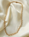 Glowing Heavy Danish Vintage Anchor Chain 14K Gold