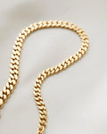Antique Swedish Curb Link Watch Chain 18K Gold 1920s