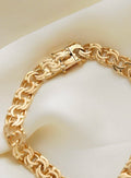 Glowing Swedish Vintage Bismarck Bracelet 18K Gold 1959