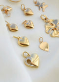 The Lovelies Heart Charm Collection Pick Your Favorite 18K Gold