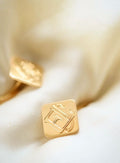 Irresistible 104-Year-Old Antique Cuff Links from 1919 18K Gold