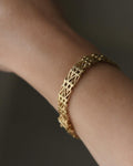 Stunning Danish Vintage Bracelet 14K Gold 1960s