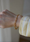 Antique Heavy Gucci / Mariner Link Bracelet 18K Gold 1913