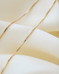 A Classic Dainty Vintage Box Chain 14K Gold