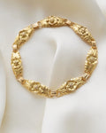 Rare Iconic Georg Jensen Flower Dream Bracelet 18K Gold Beg. 1900s