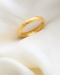 Sublime Cross Patée Engraved Ring 23K Gold 1939