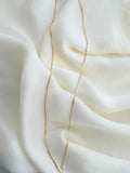 Rare Long 20 Inches Vintage Box Chain 18K Gold