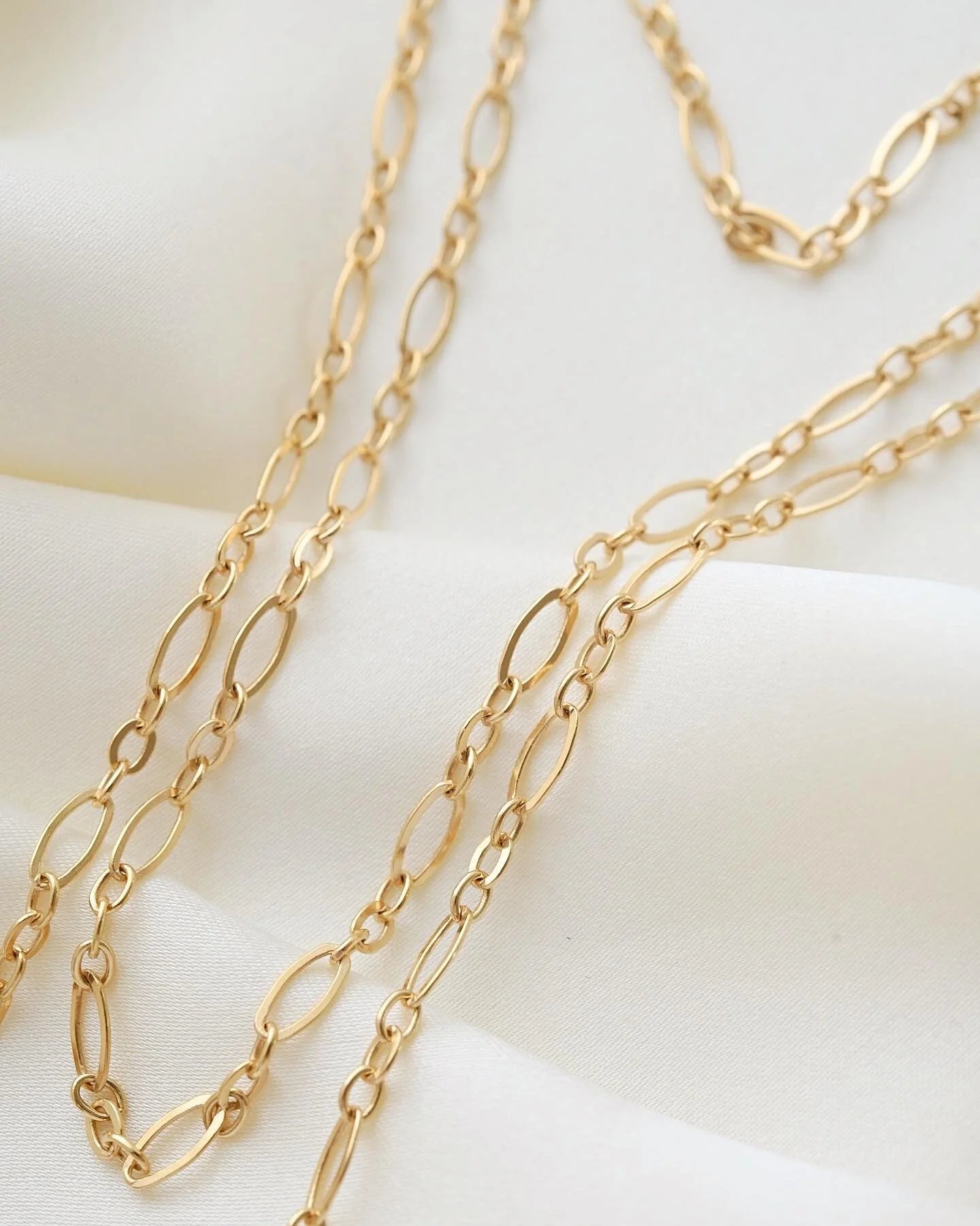 Swedish Antique Watch Chain 18K Gold 1864