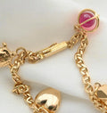 Gorg Vintage Mariner/Gucci Link Charm Bracelet 18K Gold