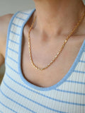 Radiant Italian Vintage Anchor Link Chain 18K Gold