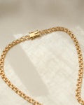Long Rare 24.4 Inches Bismarck Chain 18K Gold 1960s