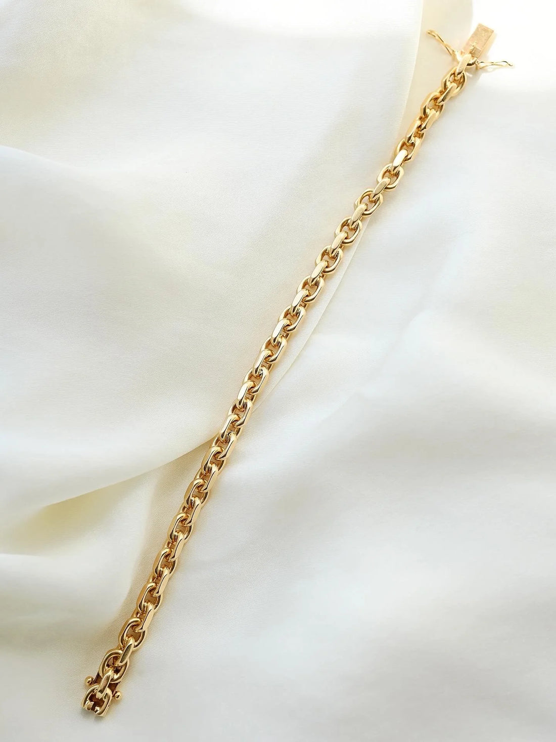 Chunky DREAM Anchor Bracelet Vintage 18K Gold Sweden 1962