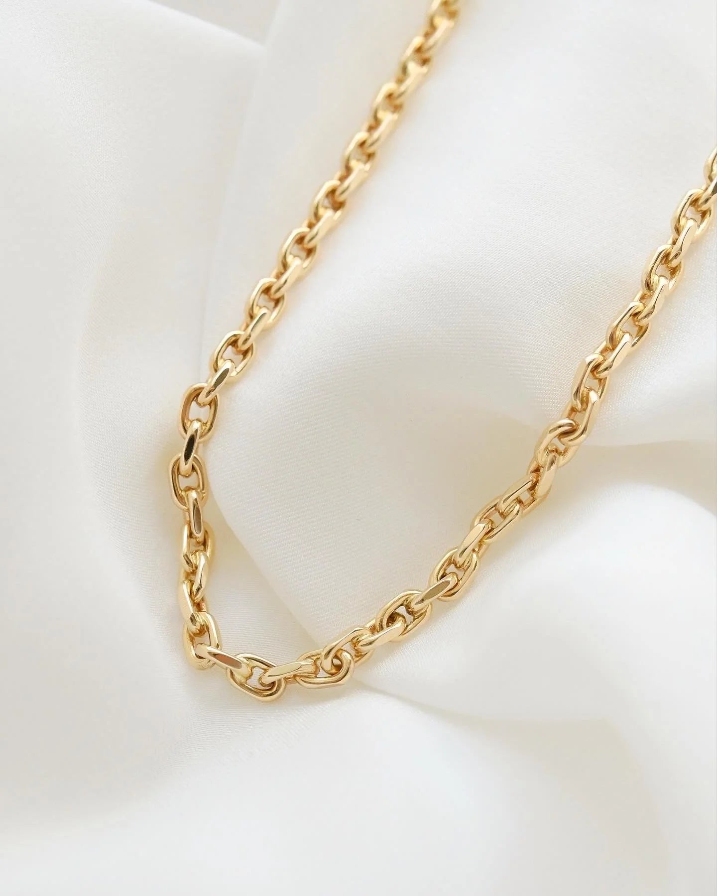 The Best Danish Vintage Biker Chain Superb Craftsmanship 14K Gold 1980s