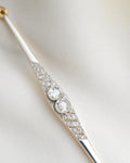 Edwardian Brooch Conversion Pendant Cut Diamonds Platinum And  18K Gold