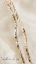 Danish Mid 1900s Vintage Bracelets Selling Seperately 14K Gold 1960s
