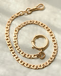 10.6 inches Antique Watch Chain 18K Gold 1927