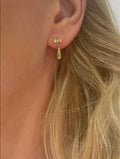Darling Bow and Drop Earrings Vintage 1950s Sweden