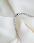 Rare White Gold Bismarck Necklace 14K White Gold 1960
