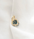 OMJ FINE JEWELRY The Cotton Candy Charms Heart Edition Natural Untreated Topaz and Tourmaline  18K Gold
