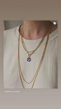 Rare Heavy Antique Watch Chain 18K Gold 1920