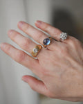 Beautiful Vintage 1 Carat Diamond Cluster Ring 14K White Gold