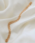 Stunning Swedish Link Bracelet Fully Hallmarked 18K Gold 1968