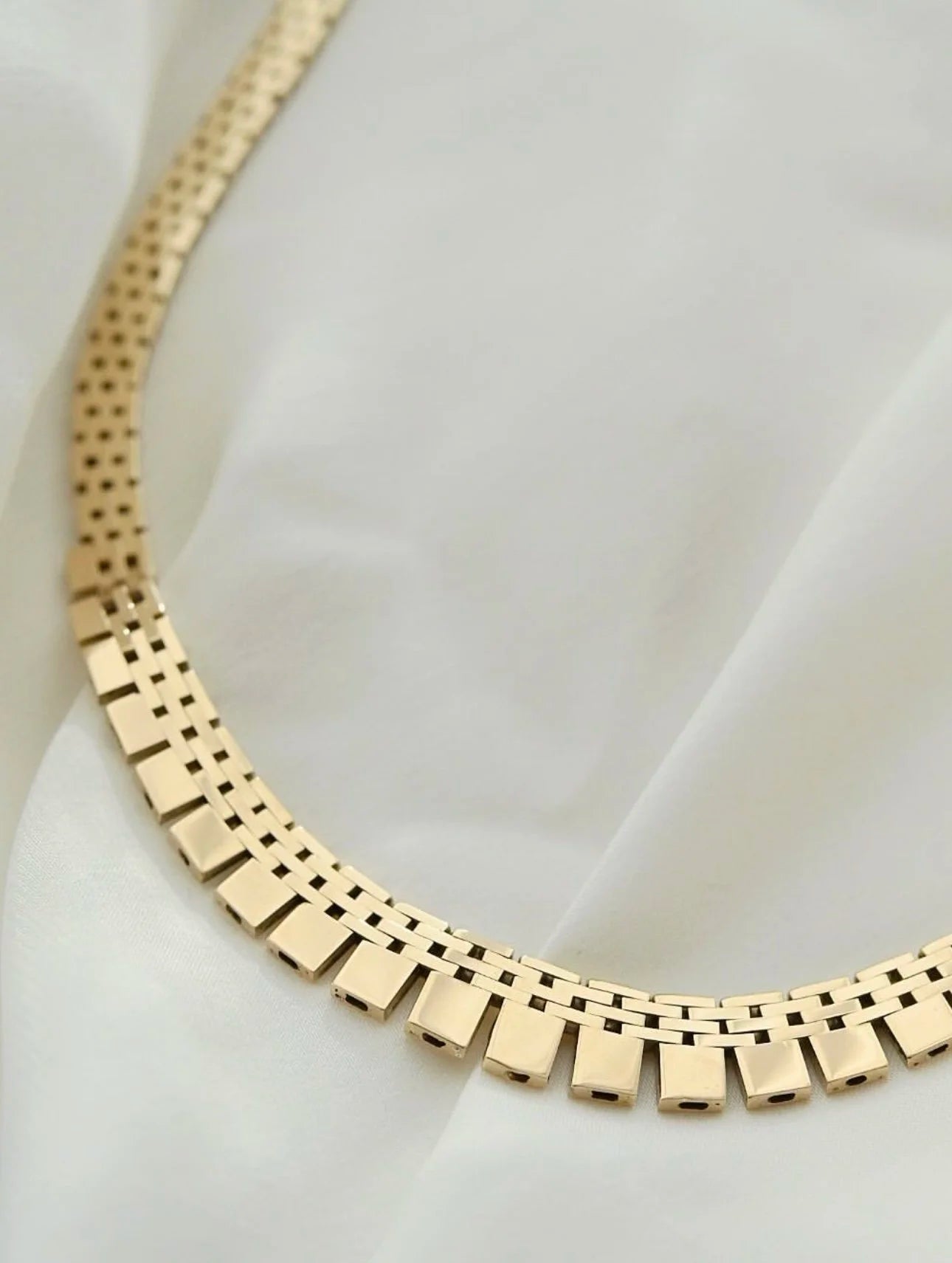 Beautiful Danish Mid Century Necklace 14K Gold 1960