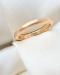 Beautiful Antique Soft Pastel Wedding Band Stacking Ring 20K Rose Gold 1923