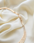 The Sexiest Sublime Danish Vintage 14K Gold Geneva Variation Link Necklace