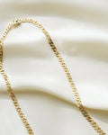 RADIANT Vintage Curb Link Chain Necklace 14K Gold