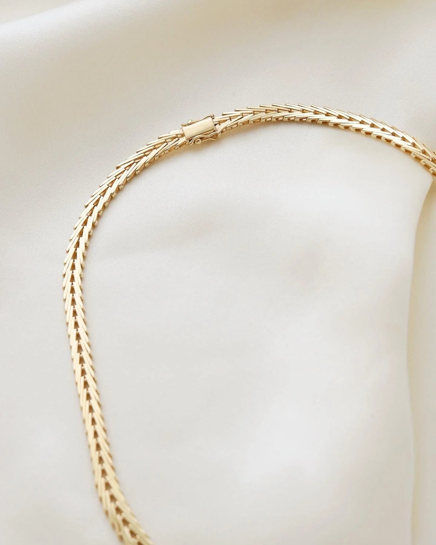 Amazing Danish Vintage Necklace 14K Gold 1960s