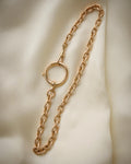 12 Inches Antique Watch Chain in Rose Gold 14K 1910s