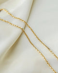 Rare Danish Mid Size Anchor Link Chain 14K Gold
