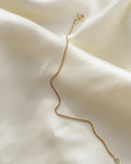 Beautiful Dainty Italian Curb Link Bracelet 18K Gold