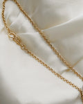 Ultra Rare 107 Year Old Antique 23 Grams Watch Chain on 18.25 Inches 18 Gold 1917