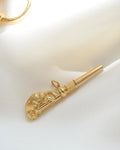 Antique Swedish Pocket Watch Key Pendant Monkey 18K Gold 1900