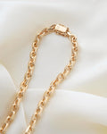 Ultra Heavy Chunky 55 Grams Danish Vintage Anchor Necklace 14K Gold 1970