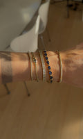 Dreamy Sapphire x Diamond Vintage Bracelet 14K Gold
