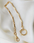 Sublime Heavy Swedish Watch Chain 18K Gold 1920s