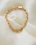 Perfect Danish Mid Century Vintage Bracelet 14K Gold 1970