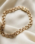 Stunning Vintage Bismarck Bracelet 14K Gold 1960s